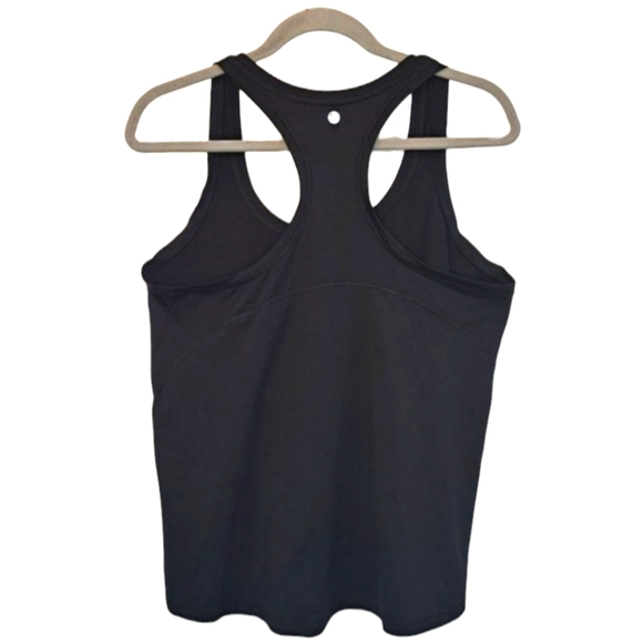 Yogalicious Black Racerback Sleeveless Tank Top Workout Athletic Size Large - Picture 2 of 5
